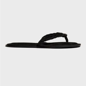 Rag & Bone Melrose Woven Suede Thong Sandals
